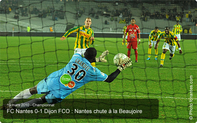 FCN 0-1 DFCO : Nantes chute � la Beaujoire
