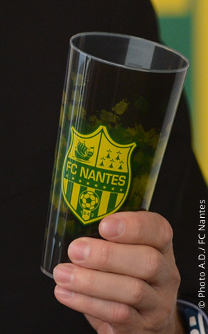 Les gobelets Ecocup à l'effigie du FC Nantes