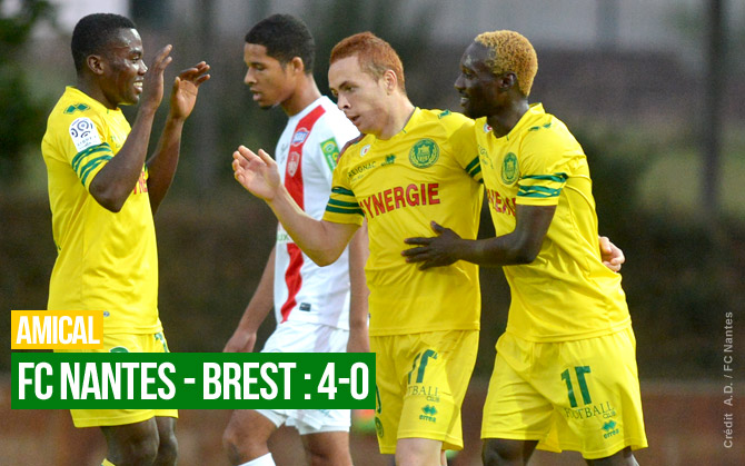 Amical : FC Nantes - Brest : 4-0 