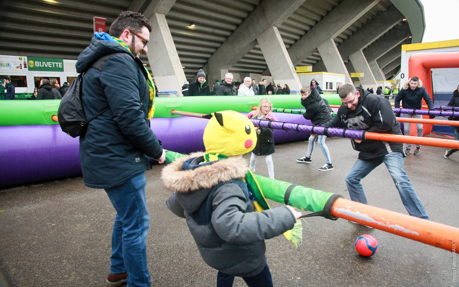 FC Nantes ''Fan Zone'' Effervescence à l'inauguration