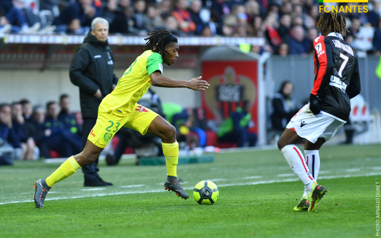 FC Nantes | Joris Kayembe - Les images de sa ''1ère ...