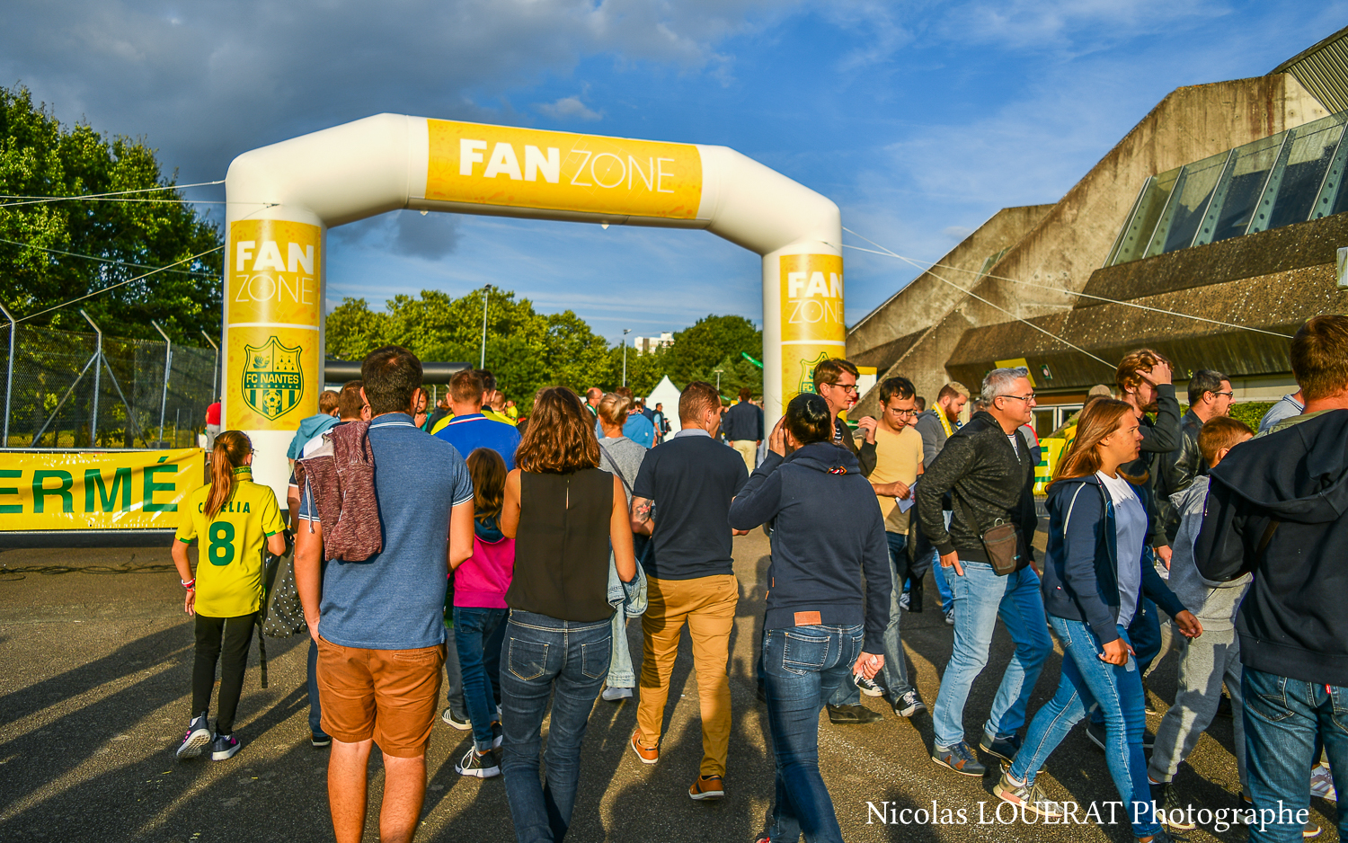 FC Nantes Supporters Effervescence à la Fan Zone