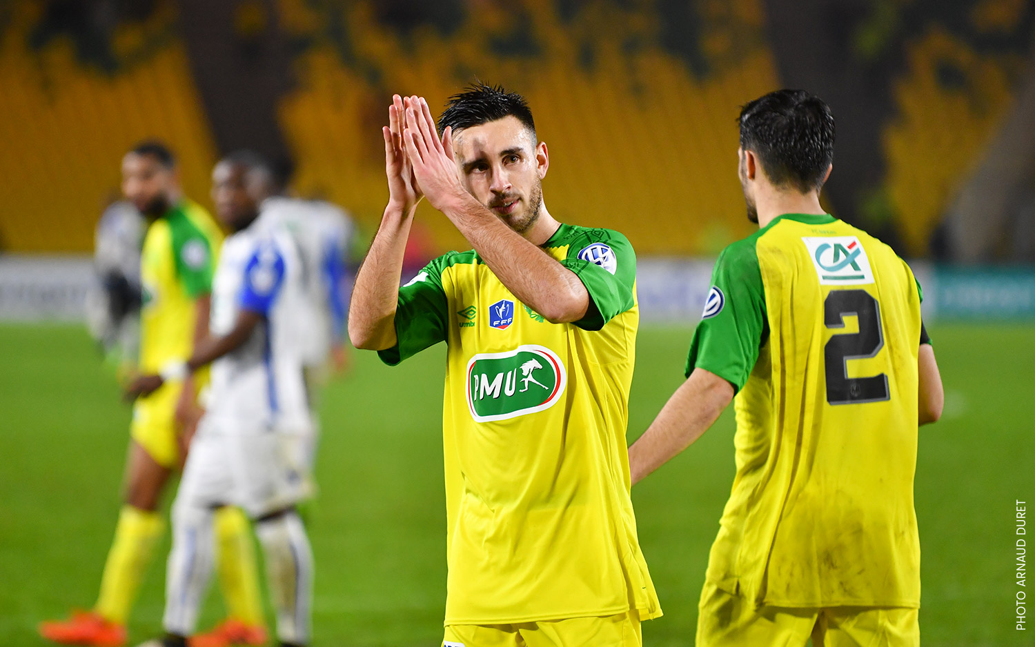 Fanion Finale Coupe De France 1979 FC Nantes / AJ Auxerre - Ancien - Très Bon état