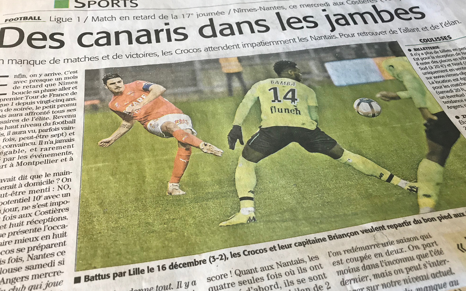 17ème journée de Ligue 1 Conforama : NÎMES OLYMPIQUE - FC NANTES  - Page 2 W-2echos160119