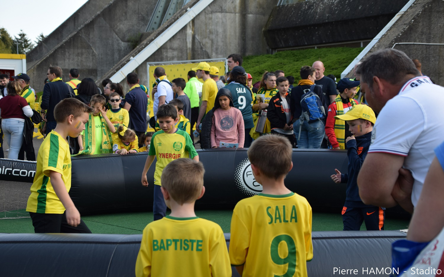 Fanion FC Nantes - Années 80 - 10x9 Cm - Supporter - Loire-Atlantique