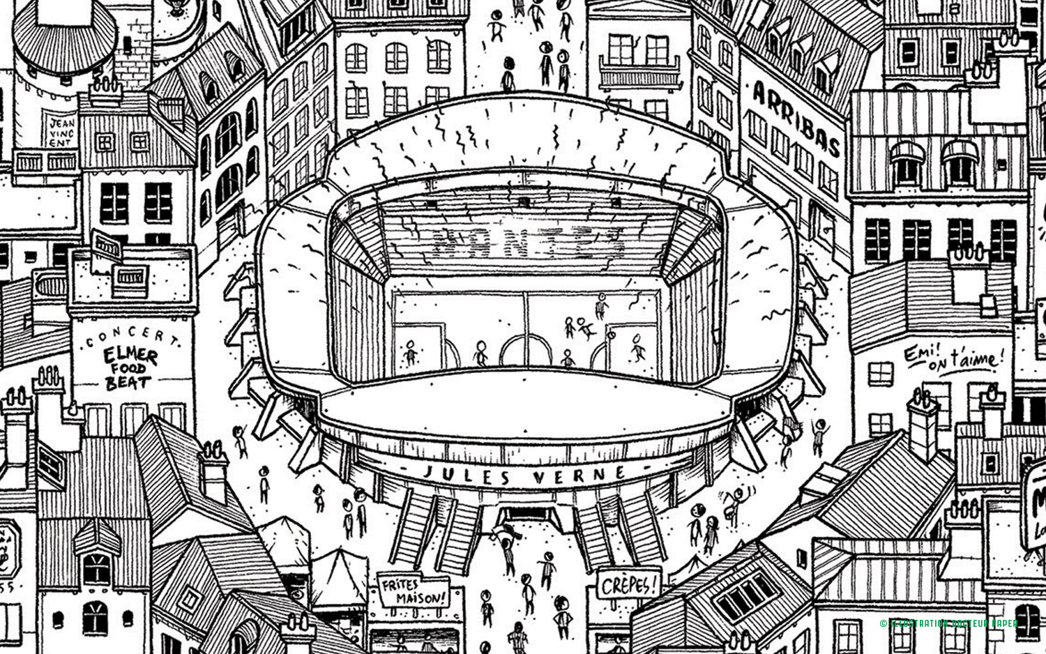 Coloriage Fc Nantes / Blason FC Nantes  Coloriage FC Nantes à imprimer