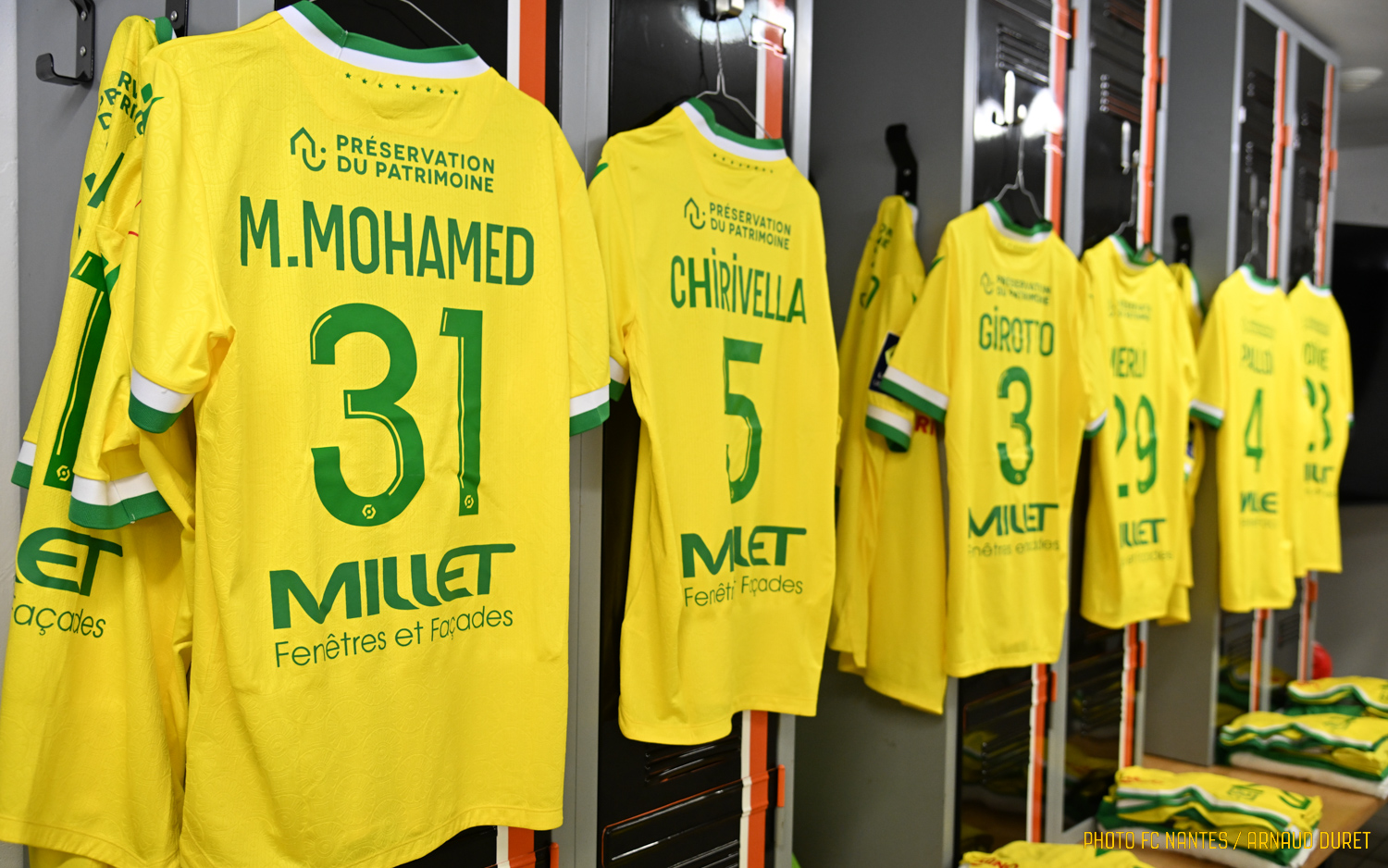Flocage Officiel Footpress® - FC Nantes, M. Mohamed (Nom Seul), Domicile, Vert