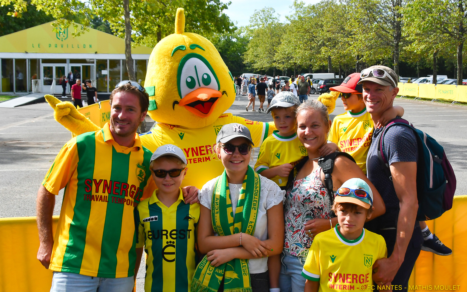 Fanion FC Nantes - Années 80 - 10x9 Cm - Supporter - Loire-Atlantique