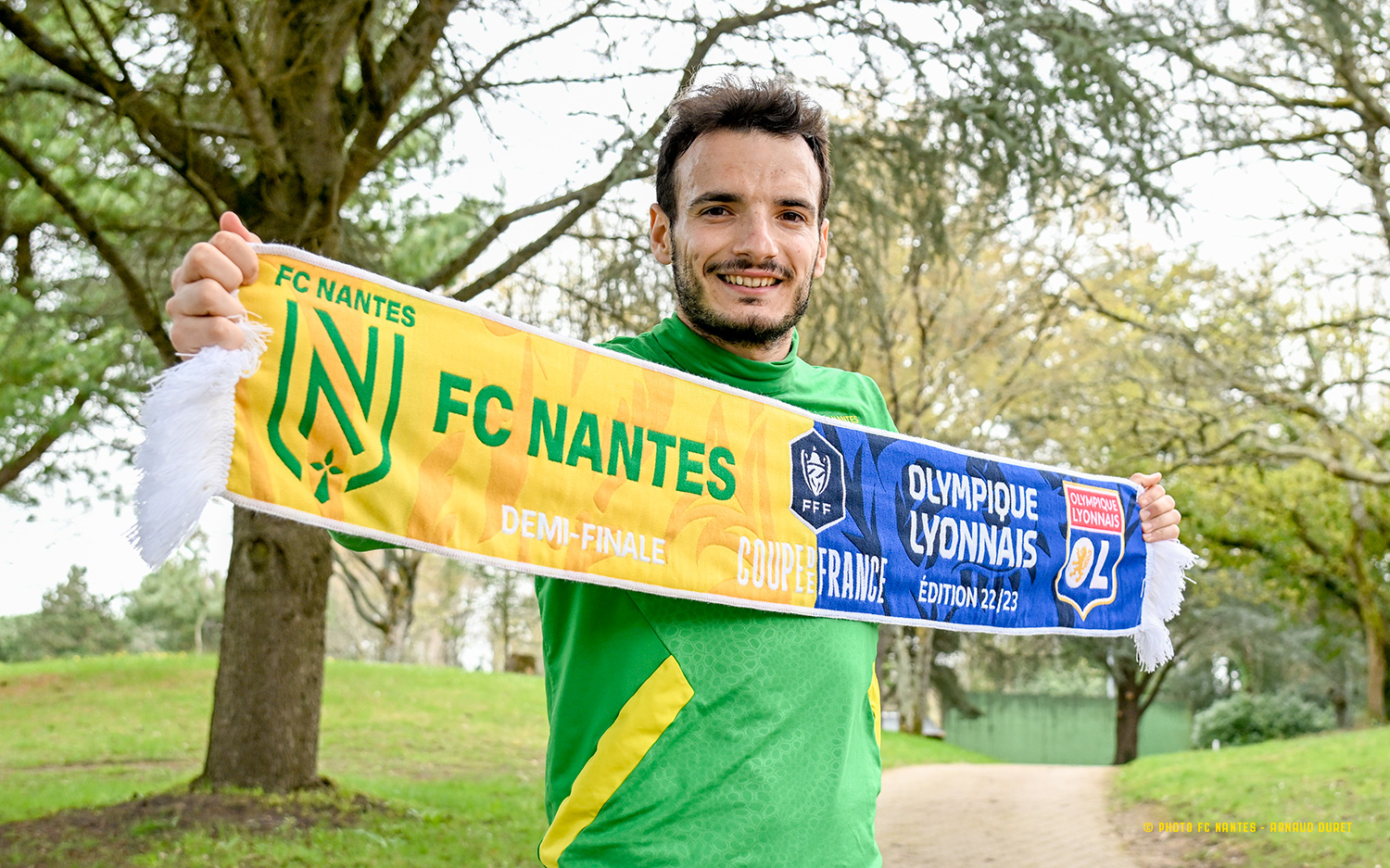 Écharpe Fc Nantes Fcna ancienne Football rare 6 étoiles