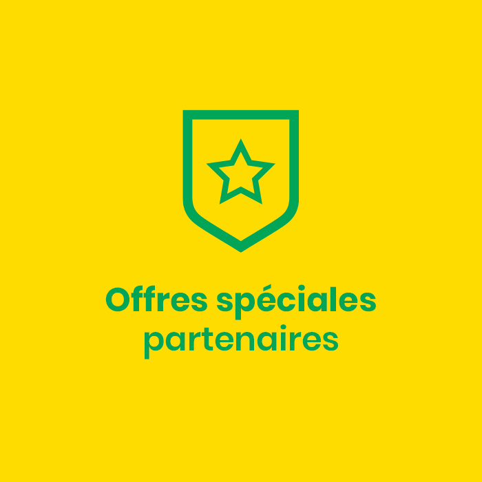 Offres spéciales des partenaires