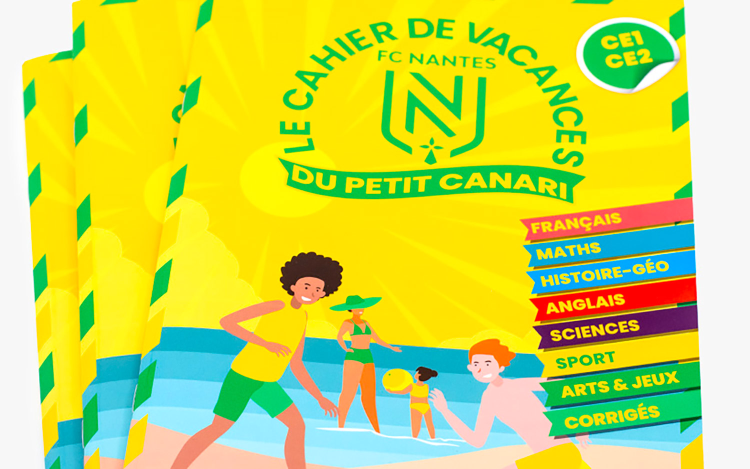 FC Nantes | Boutique Officielle - Les cahiers de vacances CE1-CE2 et