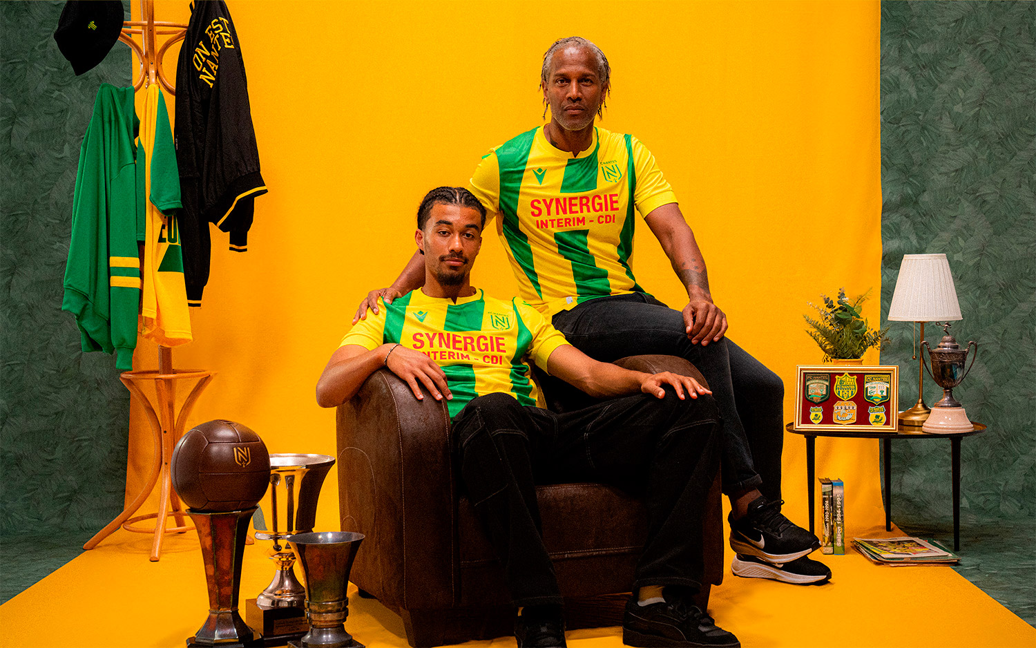 Maillot Gardien FC Nantes Le Coq Sportif Synergie – Noir – Taille S – Vintage