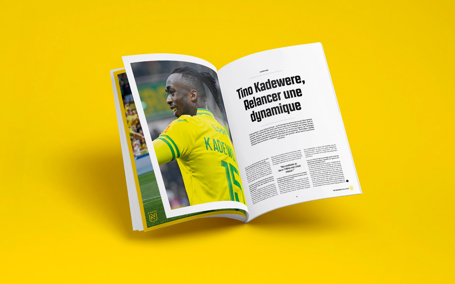 FC Nantes Magazine N°54 – Saison 2022/2023, Ludovic Blas, Match Nantes/Marseille