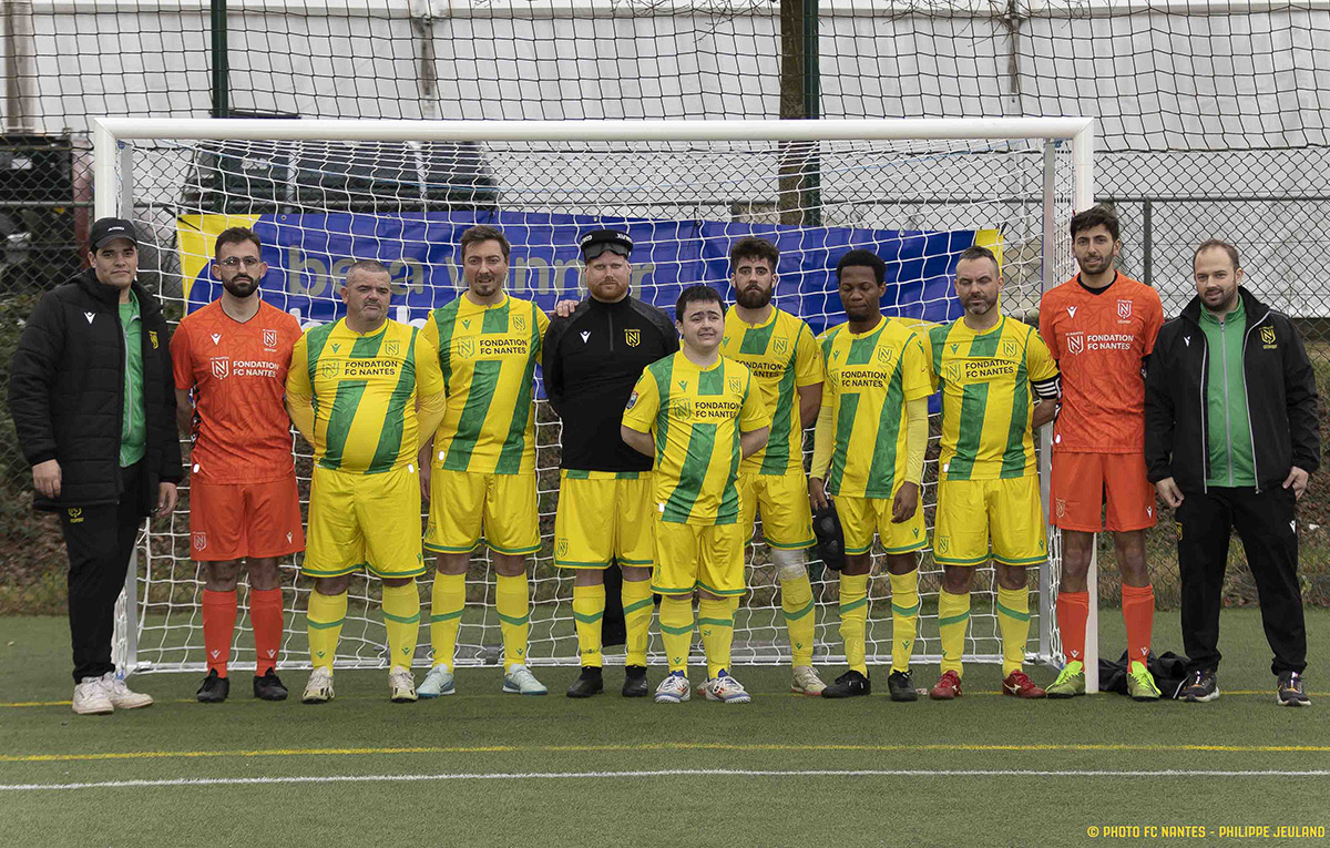 Photo de l'équipe de Cécifoot du FC Nantes