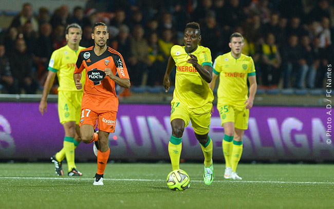 Auteur d'une passe décisive et d'un but face à Metz, Ismaël Bangoura était titulaire face à Lorient