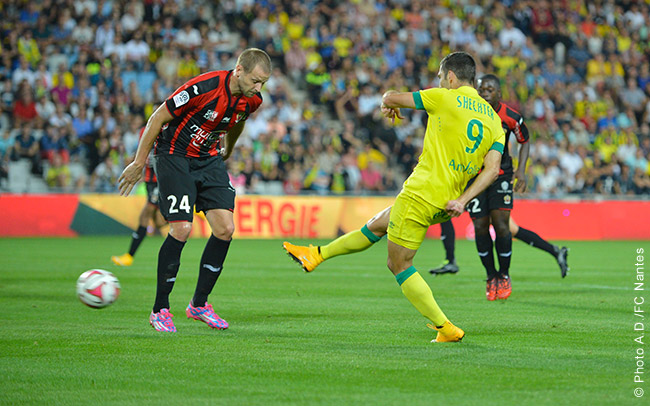 Premier but officiel pour Etay Shechter sous le maillot nantais