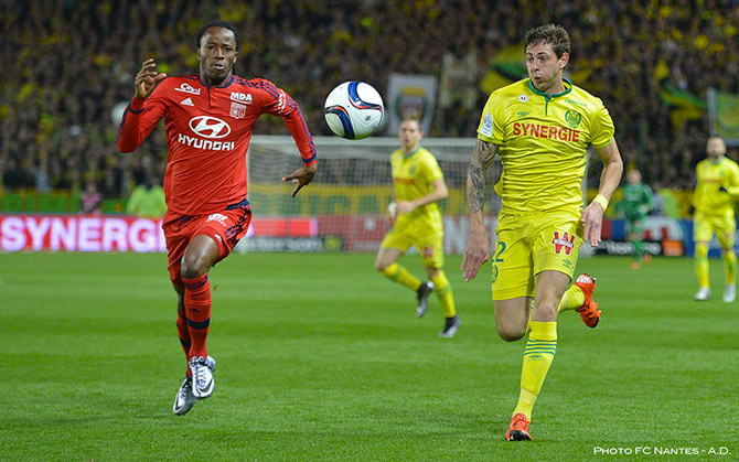 Emiliano Sala face à Lyon