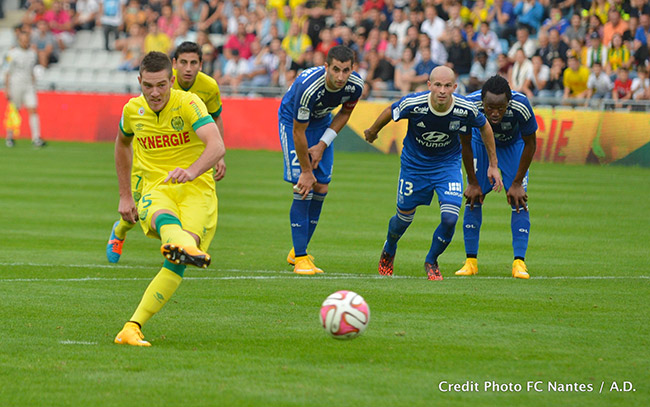 Jordan Veretout transforme la sentence et permet à Nantes de sauver l'essentiel